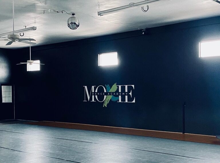 Moxie dance academy vinyl lettering